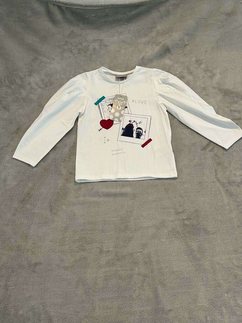 Tuc Tuc Best Friends 4Ever Size 4A White Long Sleeve T-Shirt